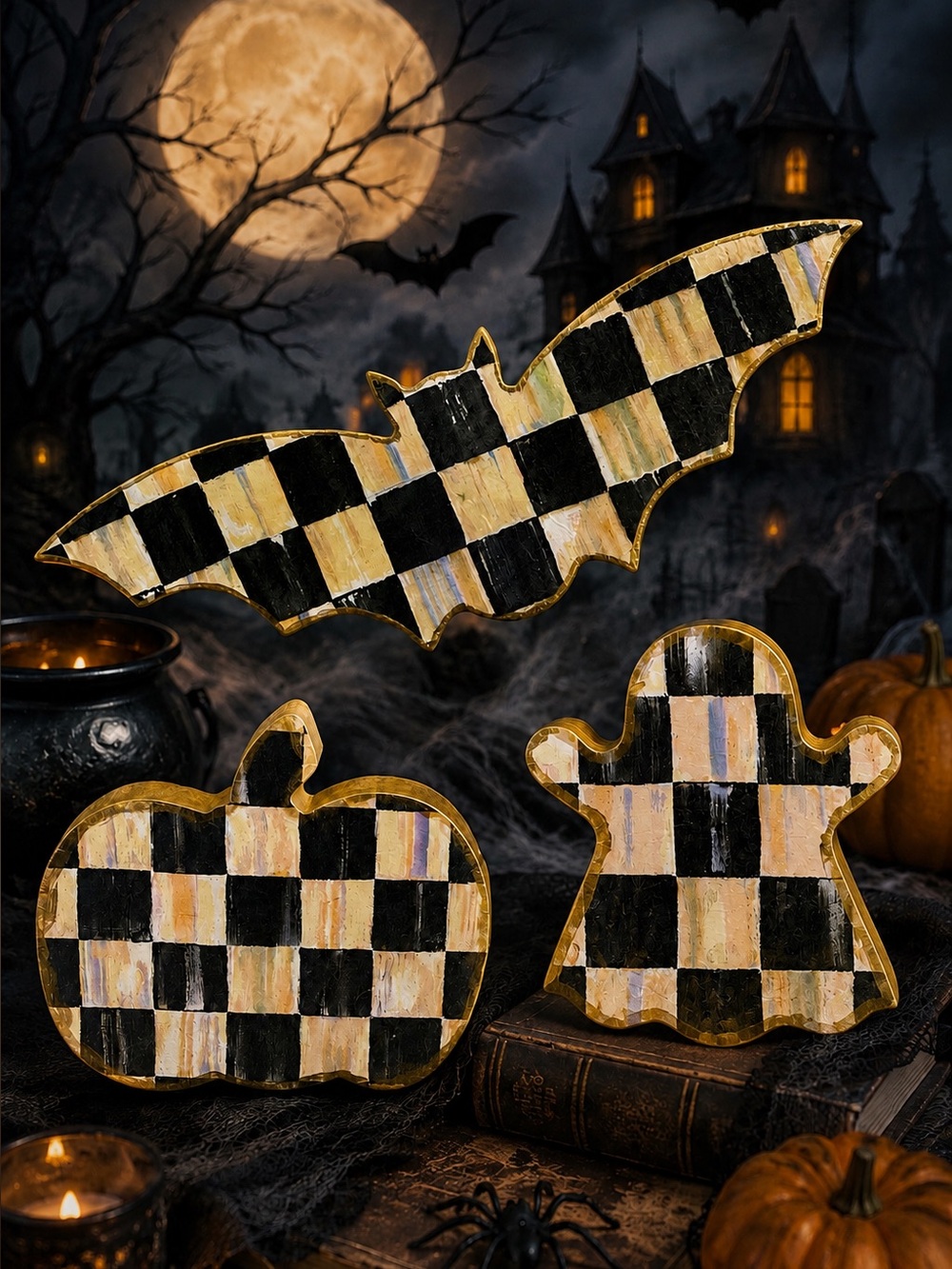 Courtly Check Halloween 3 Piece Gift Bundle